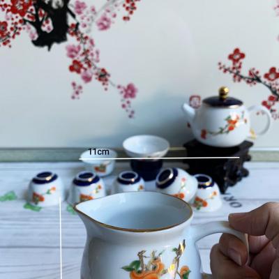 Bộ Ấm Chén Họa Tiết Cây Hồng
